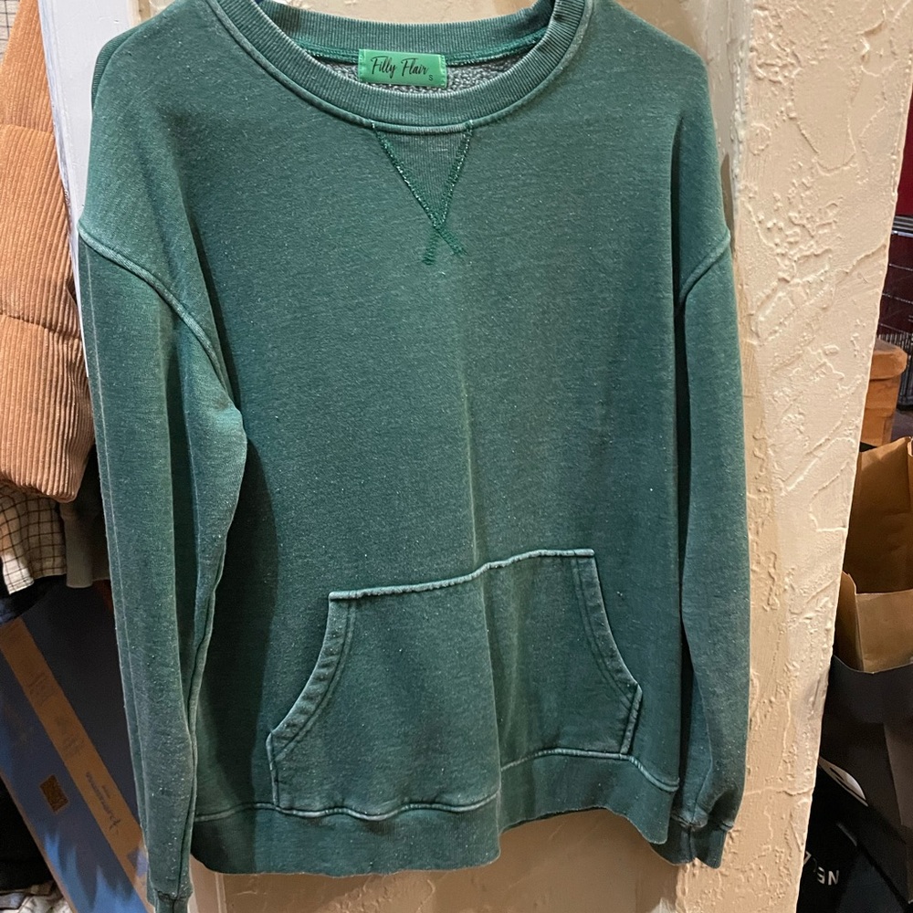 Faded Green Sweater